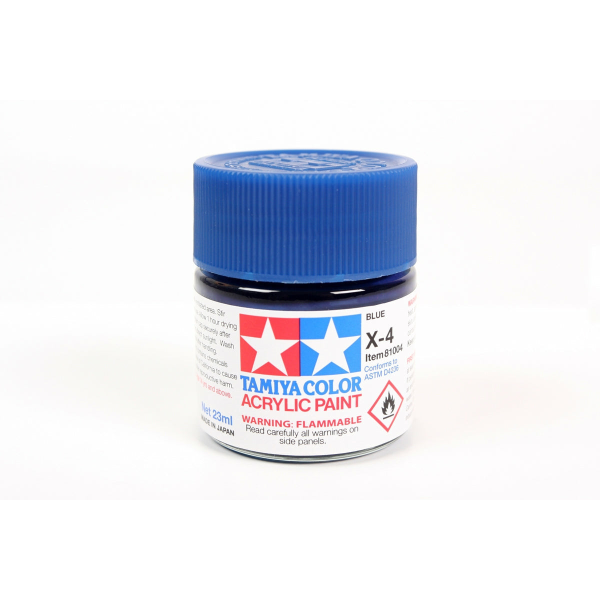 Tamiya ACRYLIC X-4 BLUE- 23ML BOTTLE