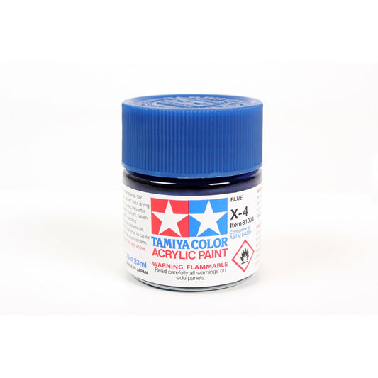 Tamiya ACRYLIC X-4 BLUE- 23ML BOTTLE