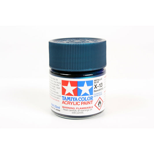 Tamiya ACRYLIC X-13 METALLIC BLUE - 23ML BOTTLE