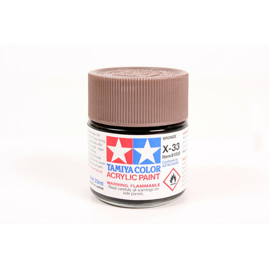 Tamiya ACRYLIC X-33 BRONZE- 23ML BOTTLE
